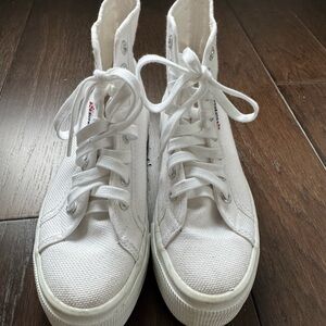 Superga Classic White High-Tops